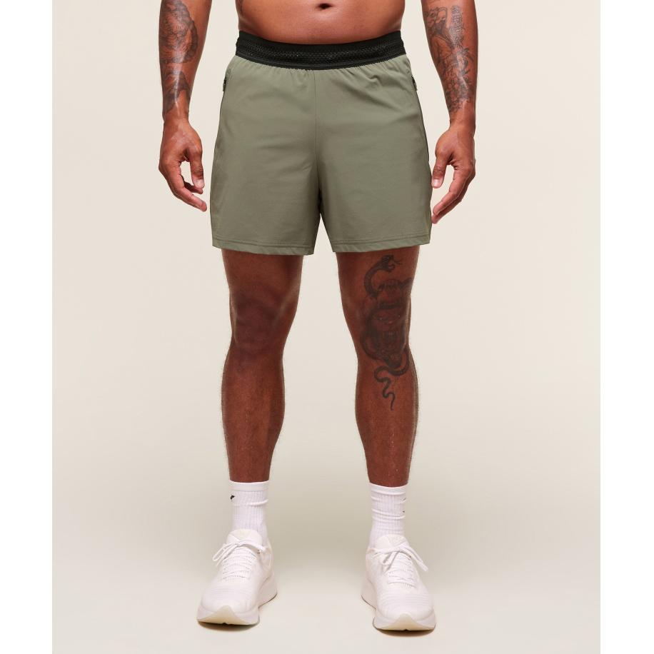 Gymshark Fit Elite 5 Shorts Base Green Groen