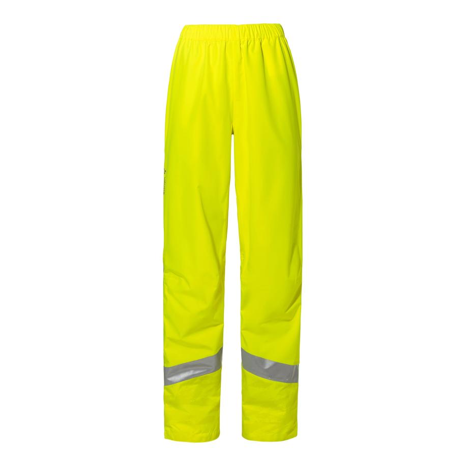 Vaude VAUDE Outdoorbroek Luminum Rain neongeel / zwart / zilver -