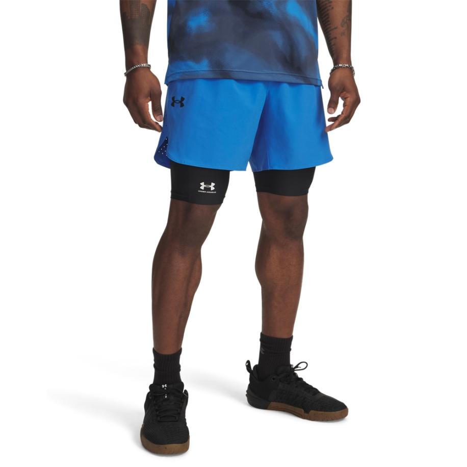 Under Armour Vanish Elite Herenshorts 15 cm Blauw Atlantis / Zwart XS Blauw