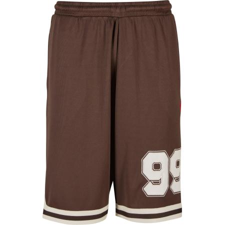 ROCAWEAR Sportbroek Pro bruin / wit