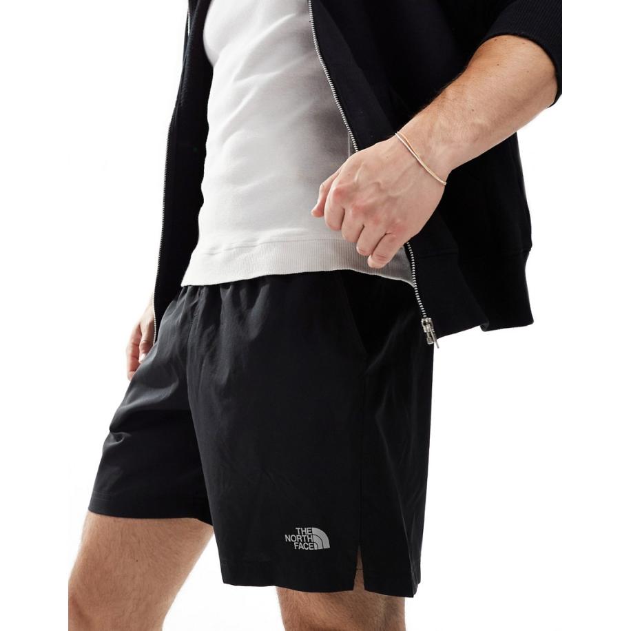 The North Face - 24/7 - Short met logo in zwart Zwart
