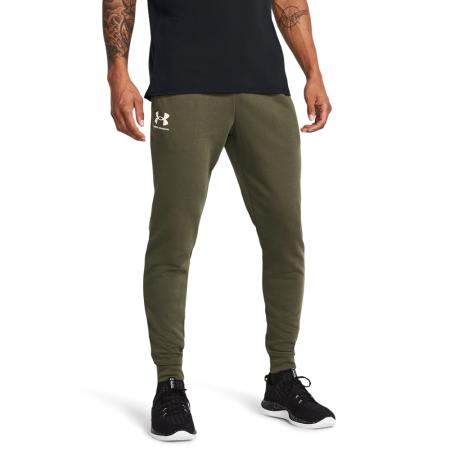Under Armour Rival Terry Herenjoggingbroek Marine OD Groente / Onyx Wit XXL