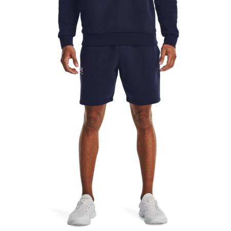 Under Armour Icon Fleece Herenshorts 20 cm Midnight Marineblauw / Wit L