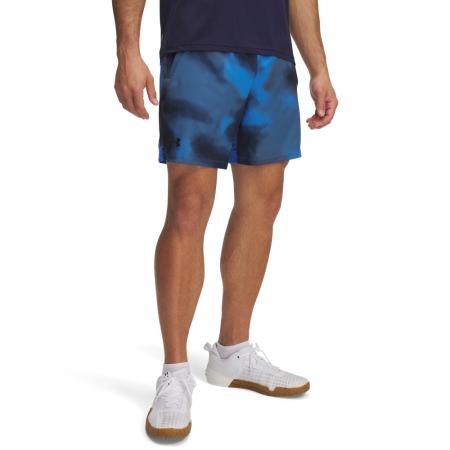 Under Armour Vanish Woven Printed Herenshorts 15 cm Blauw Atlantis / Zwart XL