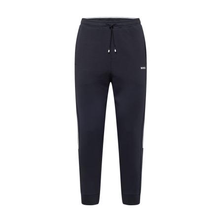 Hugo Boss BOSS Broek Hadikonos donkerblauw / wit