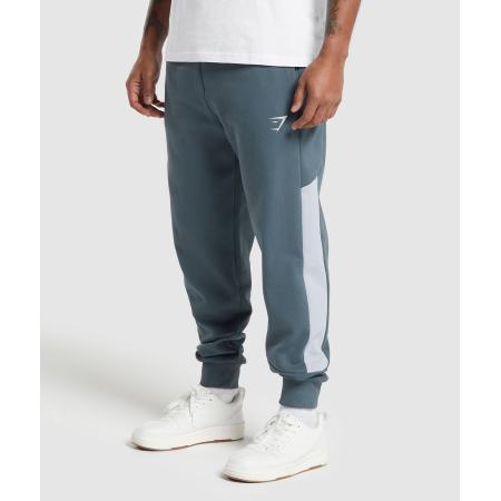 Gymshark Pique Joggers Titanium Blue/Fresh Blue