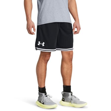 Under Armour Perimeter Herenshorts 25 cm Zwart / Wit XL