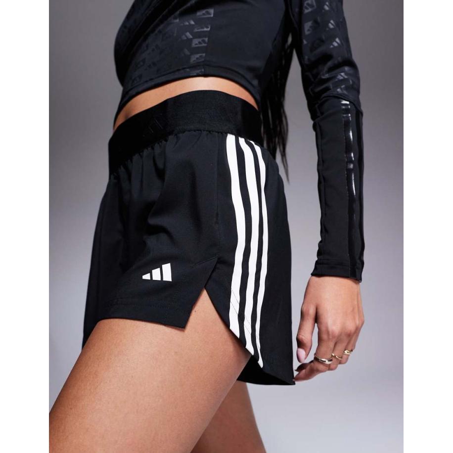 adidas Training Hyperglam Geweven short in zwart Zwart
