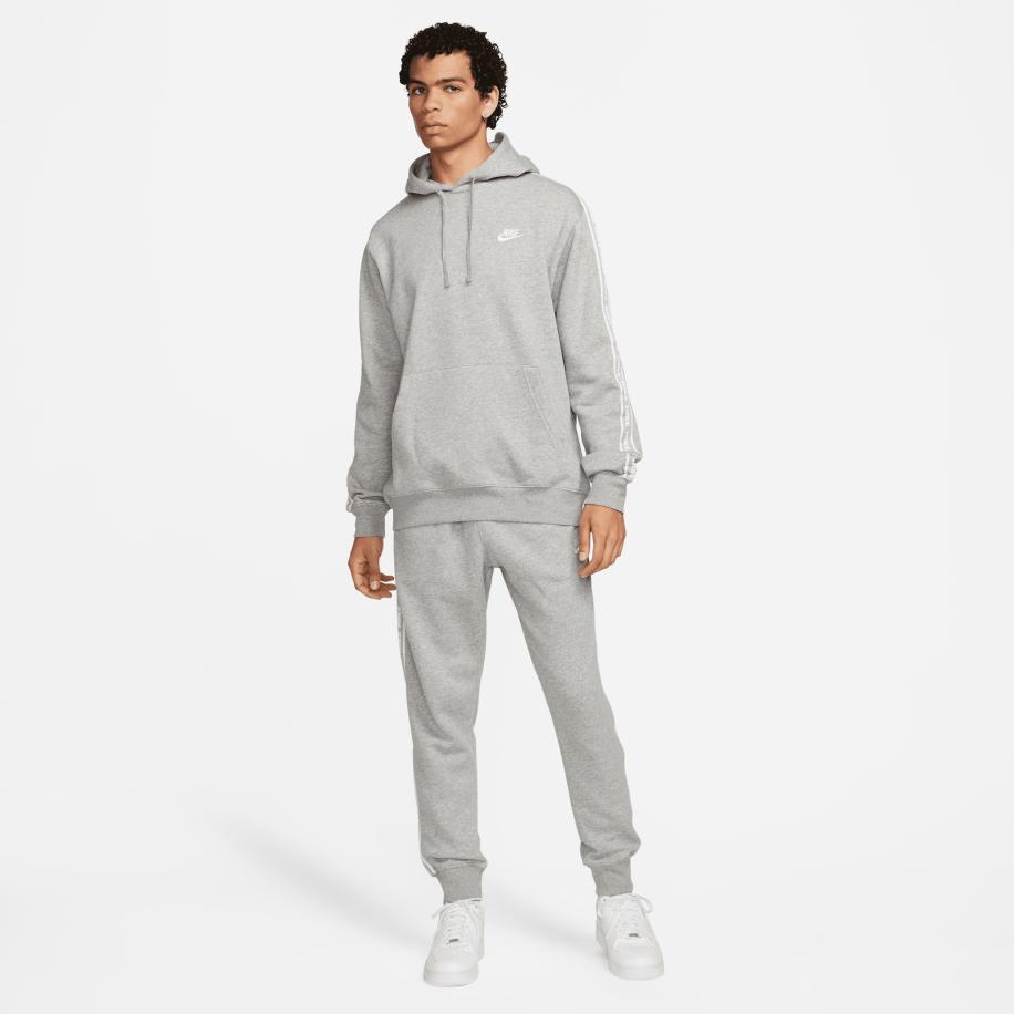 Nike Club Fleece trainingspak met capuchon en graphic voor heren - Grijs Grijs