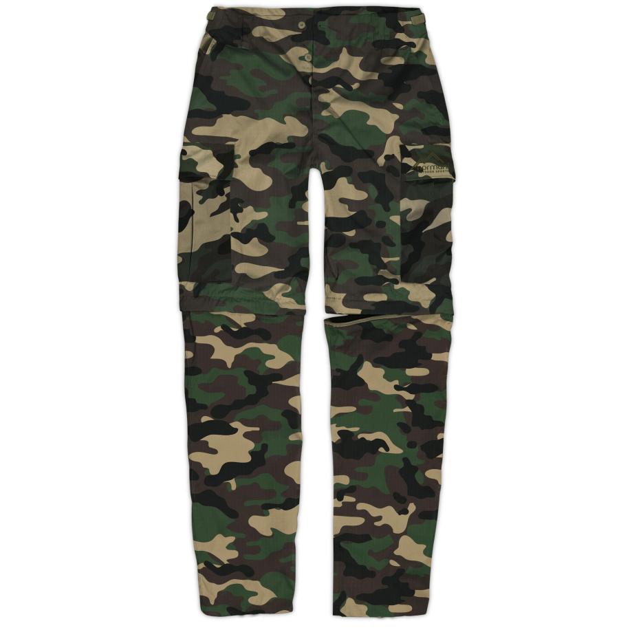 normani Outdoorbroek Landscape bruin / kaki / donkergroen / zwart Groen