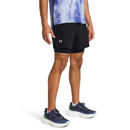 Under Armour UNDER ARMOUR Sportbroek Launch zwart / wit