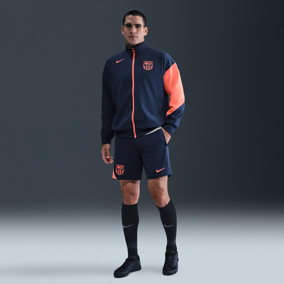 FC Barcelona Strike Derde Nike Total 90 knit voetbalshorts met Dri-FIT voor heren - Blauw Blauw