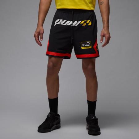 Jordan Quai 54 geweven Diamond herenshorts met Dri-FIT - Zwart