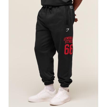 Gymshark Campus Oversized Joggers Black