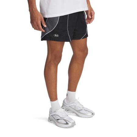 Under Armour Icon Colorblock Herenvolleybalshorts 15 cm Zwart / Zwart / Wit 3XL