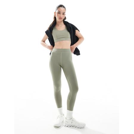 Born Living Yoga Namir Legging met mesh in groen