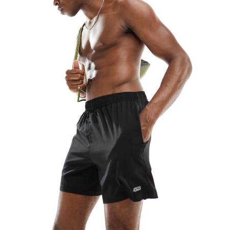 4505 - Icon - Sneldrogende trainingsshorts van 5 inch in zwart