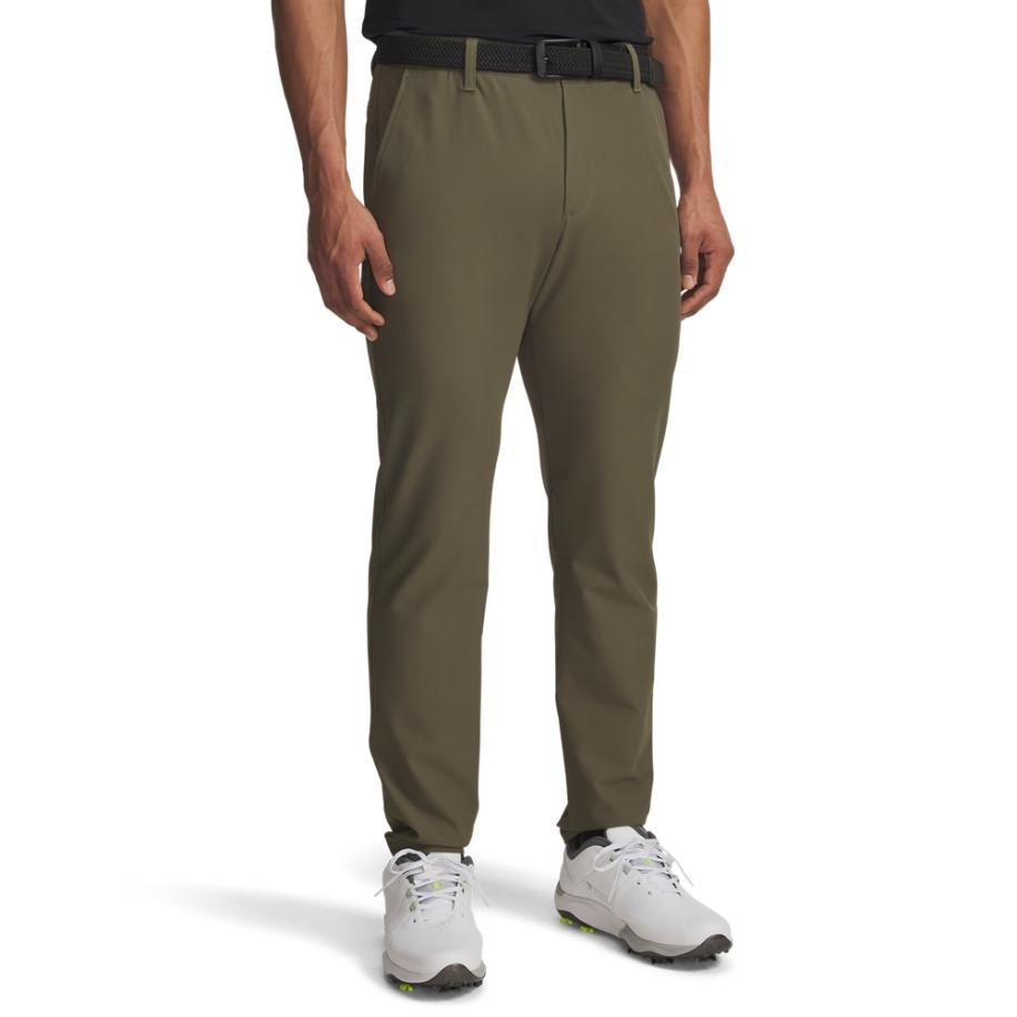 Under Armour Drive Tapered-broek voor heren Marine OD Groente / Halo Grijs 28/34 Groen