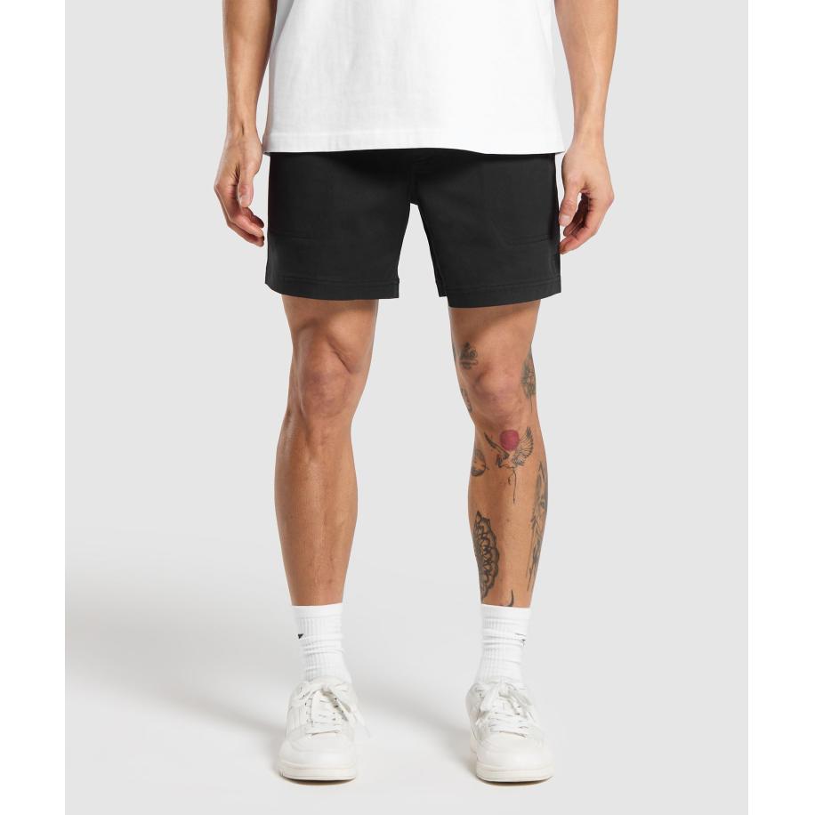 Gymshark Rest Day Woven Shorts Black Zwart