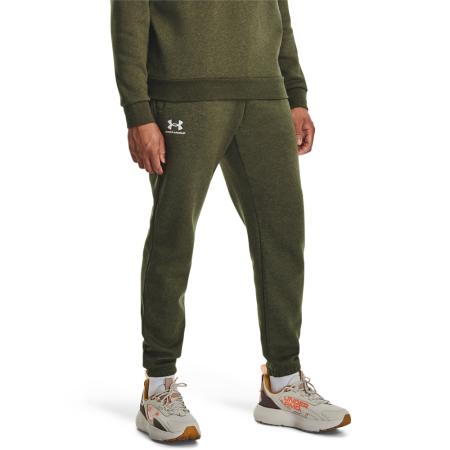 Herenjoggingbroek Under Armour Icon Fleece Marine OD Groente / Wit XL