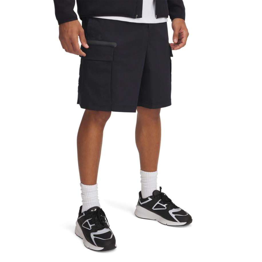 Under Armour Unstoppable Utility Herenshorts 24 cm Zwart / Zwart XL Zwart