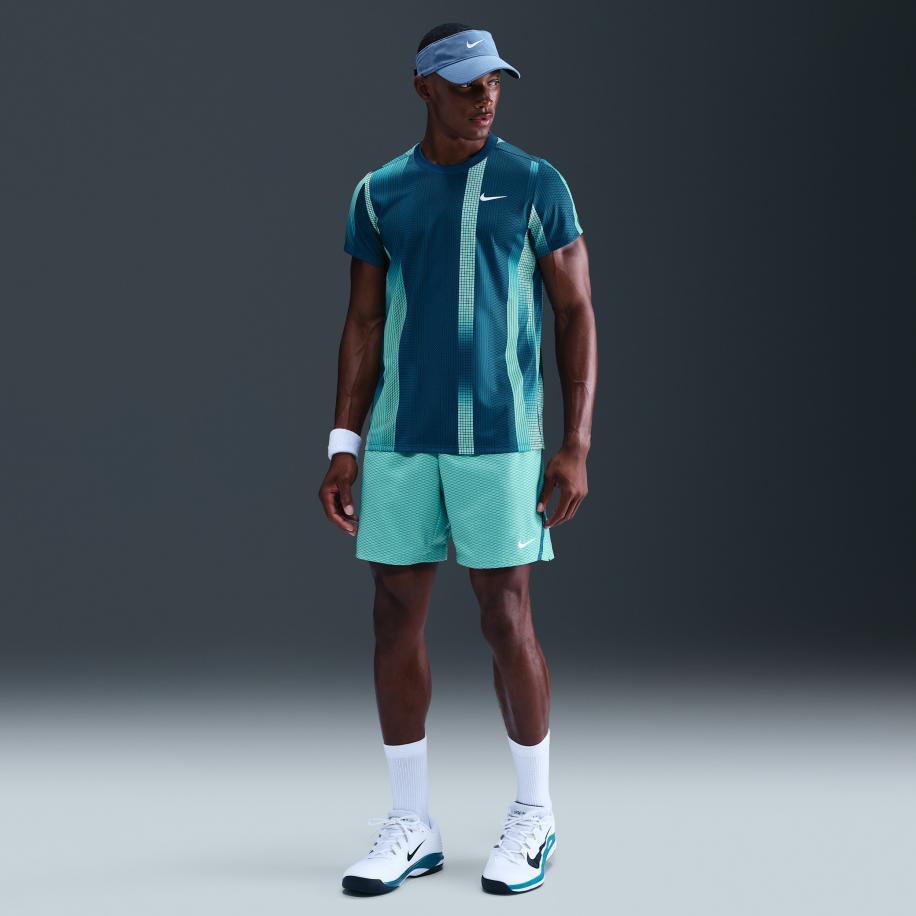 NikeCourt Victory Dri-FIT tennisshorts voor heren (18 cm) - Groen Groen