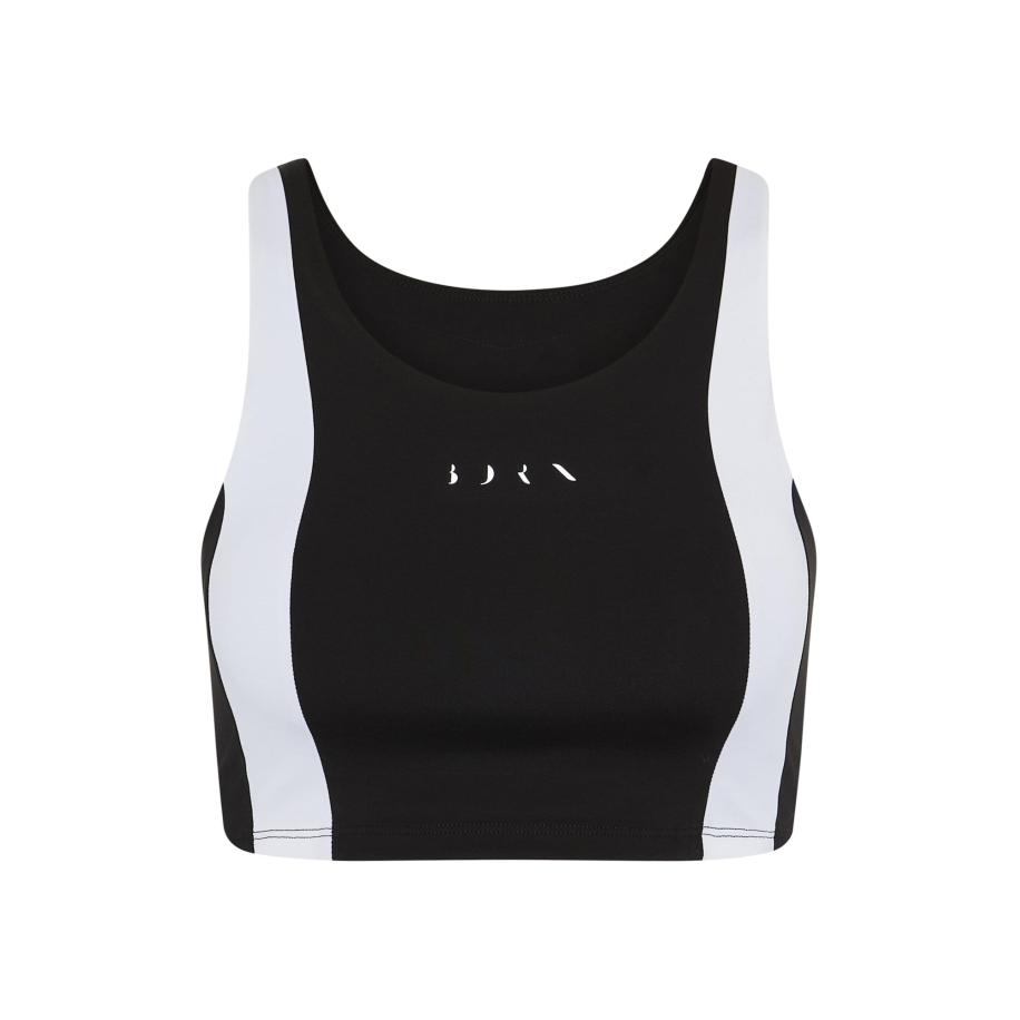 Born Living Yoga Sportbroek Bindi zwart / wit Zwart