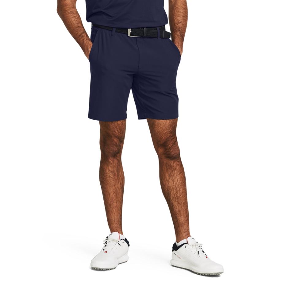 Under Armour Drive Tapered Herenshorts 23 cm Midnight Marineblauw / Halo Grijs 30 Blauw