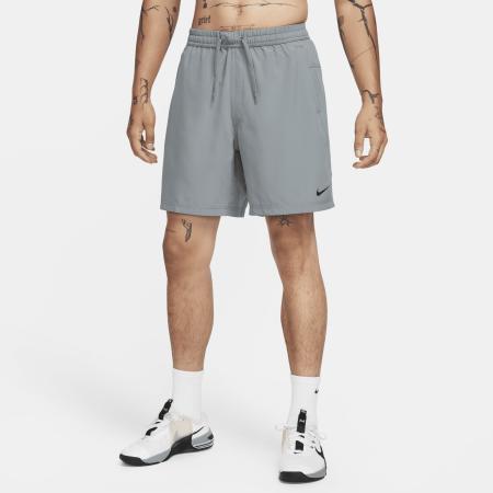 Nike Form Dri-FIT multifunctionele herenshorts zonder binnenbroek (18 cm) - Grijs