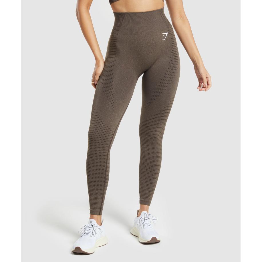 Gymshark Vital Leggings Penny Brown Marl Bruin