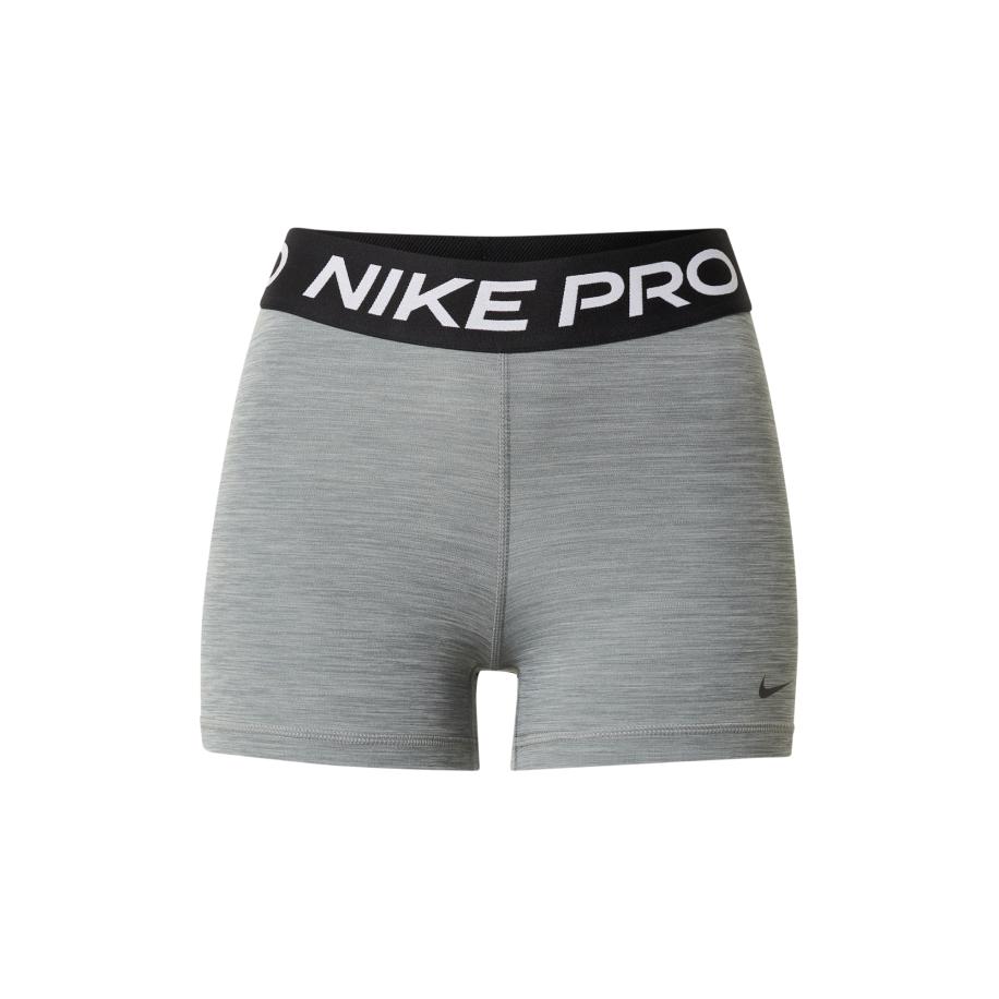 Nike NIKE Sportbroek Pro grijs gemêleerd / zwart / wit -