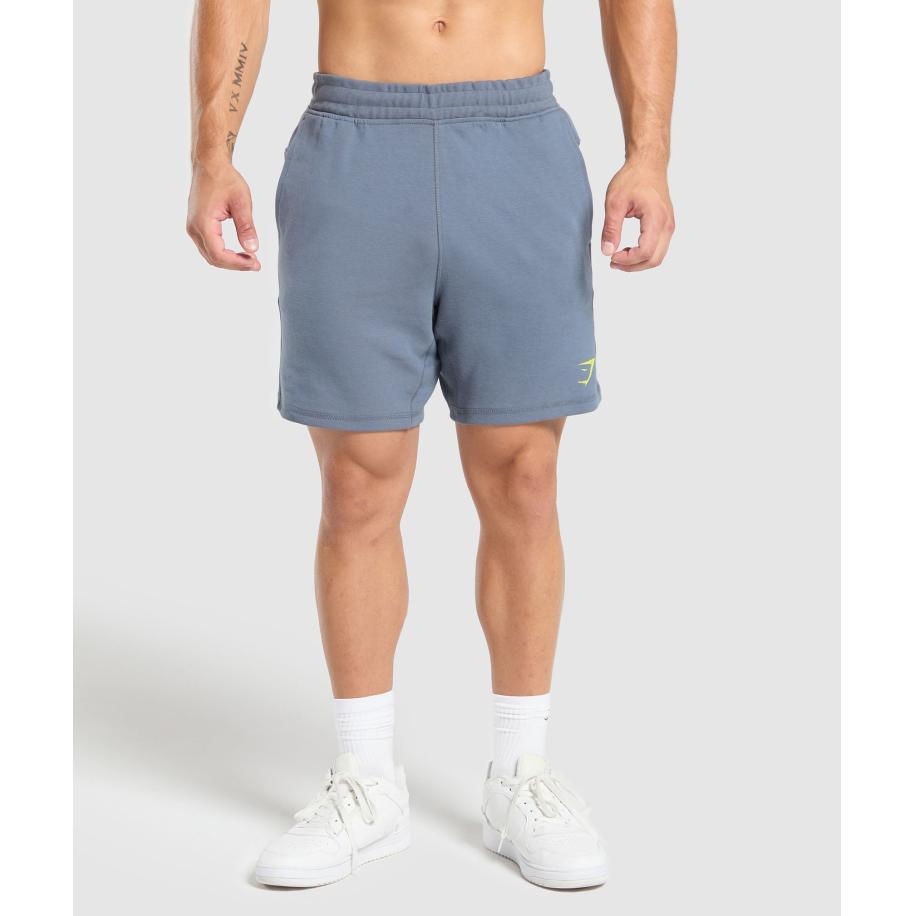 Gymshark Impact Shorts Iron Blue Blauw