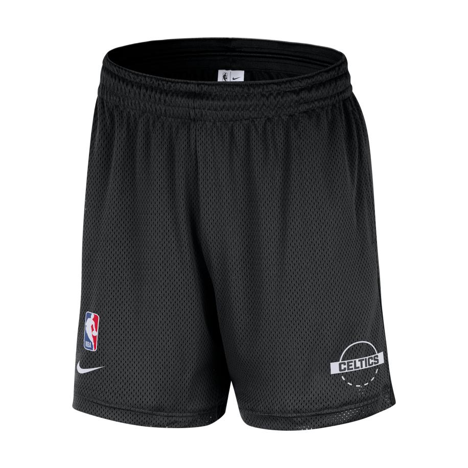 Boston Celtics Nike NBA-herenshorts met mesh - Zwart Zwart