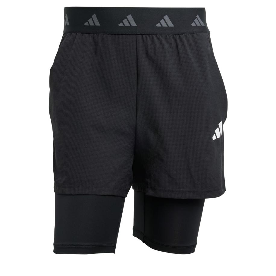 adidas Performance ADIDAS PERFORMANCE Sportbroek Gym+ grijs / zwart / wit -
