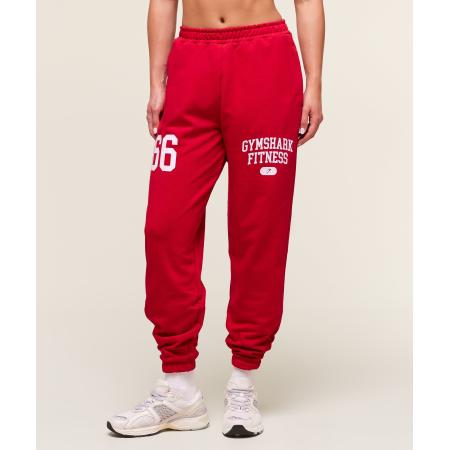 Gymshark Campus Graphic Oversized Jogger Conditioning Red