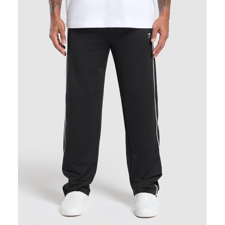 Gymshark Recess Straight Leg Pant Black Zwart