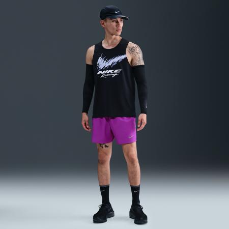 Nike Challenger Dri-FIT hardloopshorts met binnenbroek voor heren (13 cm) - Paars