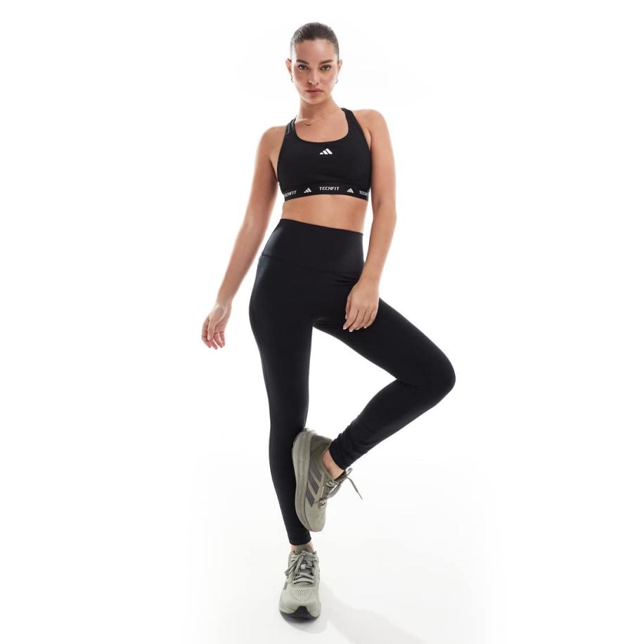 adidas Training Yoga All Me Vormgevende legging in zwart Zwart