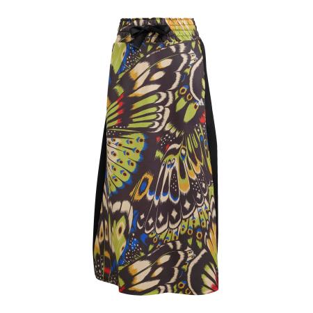 Adidas ADIDAS SPORTSWEAR Sportrok Adidas x Farm Premium ecru / royal blue/koningsblauw / groen / zwart