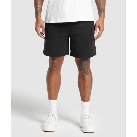 Gymshark Rest Day Essentials Cargo 7 Shorts Black