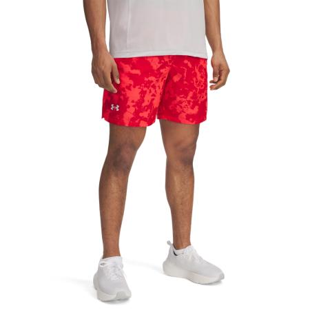 Under Armour Launch Herenshorts 18 cm Racer Rood / Rood / Reflecterend XS