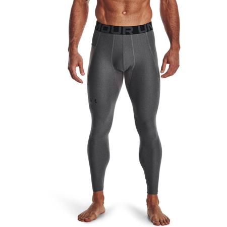 HeatGear® Herenlegging Carbon Heather / Zwart XS