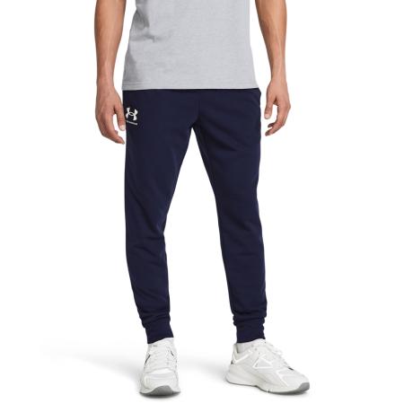 Under Armour Rival Terry Herenjoggingbroek Midnight Marineblauw / Onyx Wit M