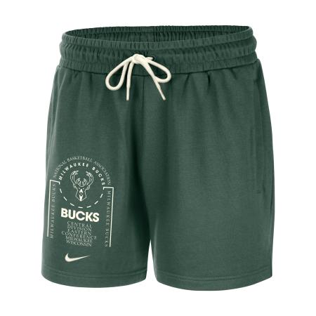 Milwaukee Bucks Club Courtside Nike NBA-fleeceshorts voor heren - Groen