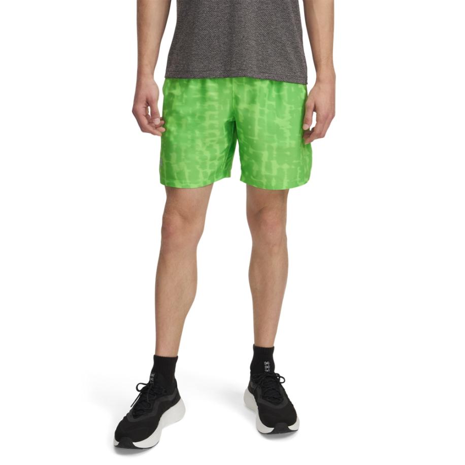 Under Armour Launch Herenshorts 18 cm Cyber Groente / Reflecterend L Groen