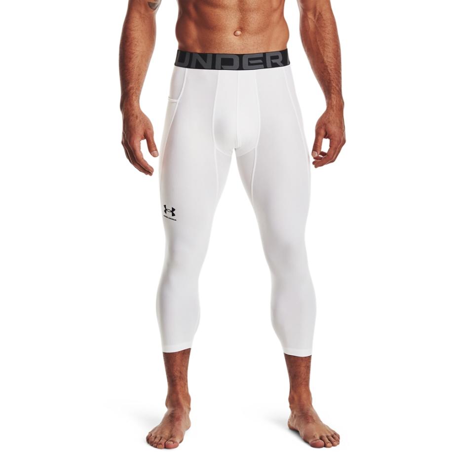 HeatGear® Herenlegging ¾ Wit / Zwart XXL Wit