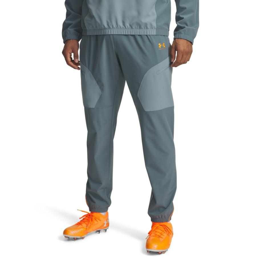 Warming-uptrainingsbroek voor heren Under Armour Challenger Jasper Blauw / SqUnder Armourd Oranje L Blauw