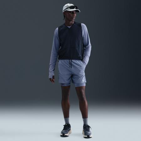 Nike Stride Dri-FIT hybride hardloopshorts voor heren (13 cm) - Blauw