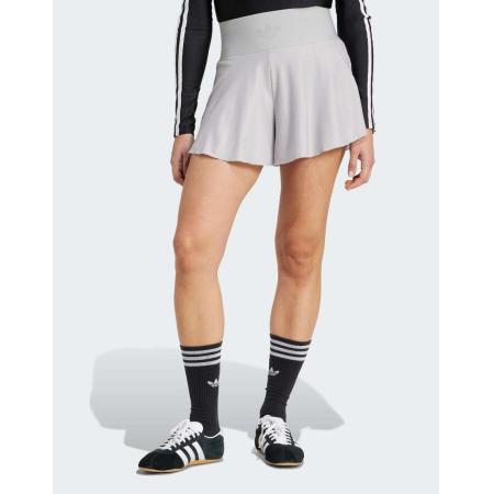 adidas Originals Mesh short met tailleband in grijs