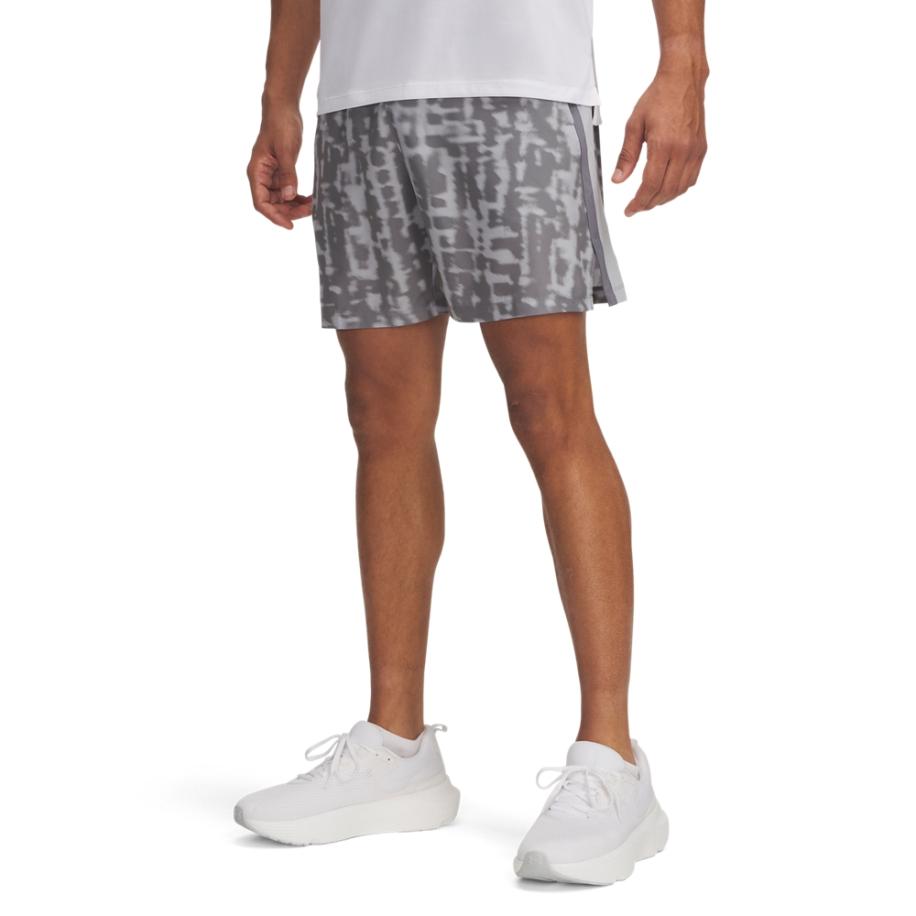 Herenshorts Under Armour Launch 18 cm Mod Grijs / Staal / Reflecterend XL Grijs